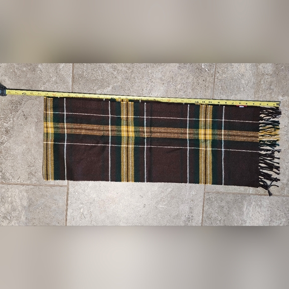 [MERONA] Brown, Yellow, Green & White Plaid Pattern Acrylic Scarf - Picture 10 of 13